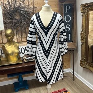 Black and white dress